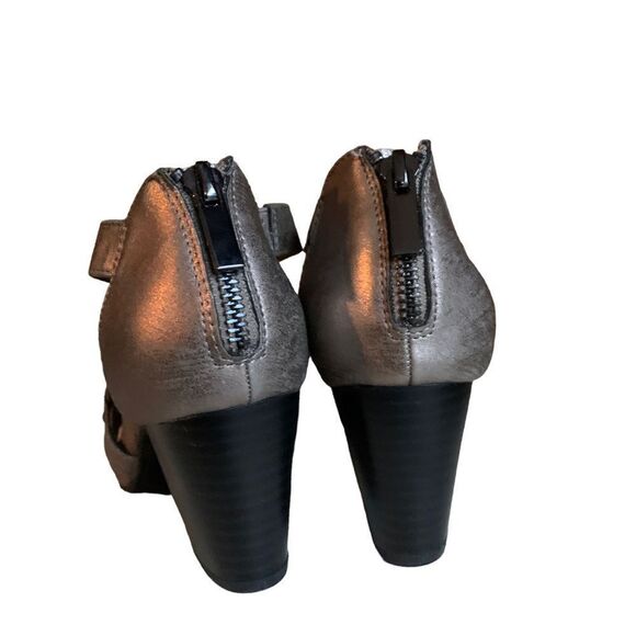 Easy Street Silver Strappy Women’s Heels Evening Pumps Grey Size 6 - Picture 5 of 10